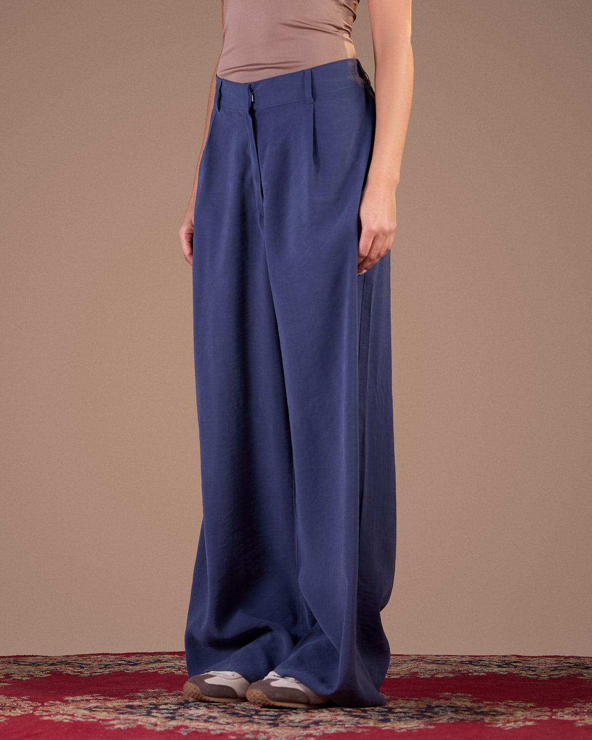 Copra wide pants DARK BLUE  S26-P19