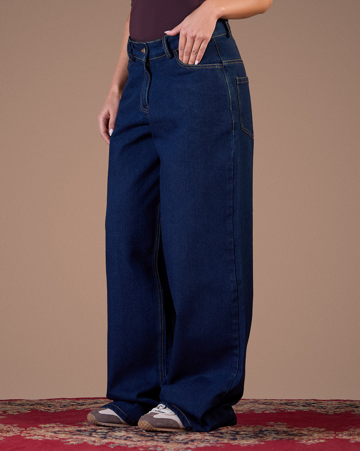 PANTS Wide-leg Denim Jeans  S26-P13