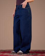PANTS Wide-leg Denim Jeans  S26-P13