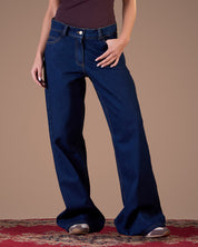 PANTS Wide-leg Denim Jeans  S26-P13