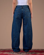 Indigo Ballon pants  S26-P15