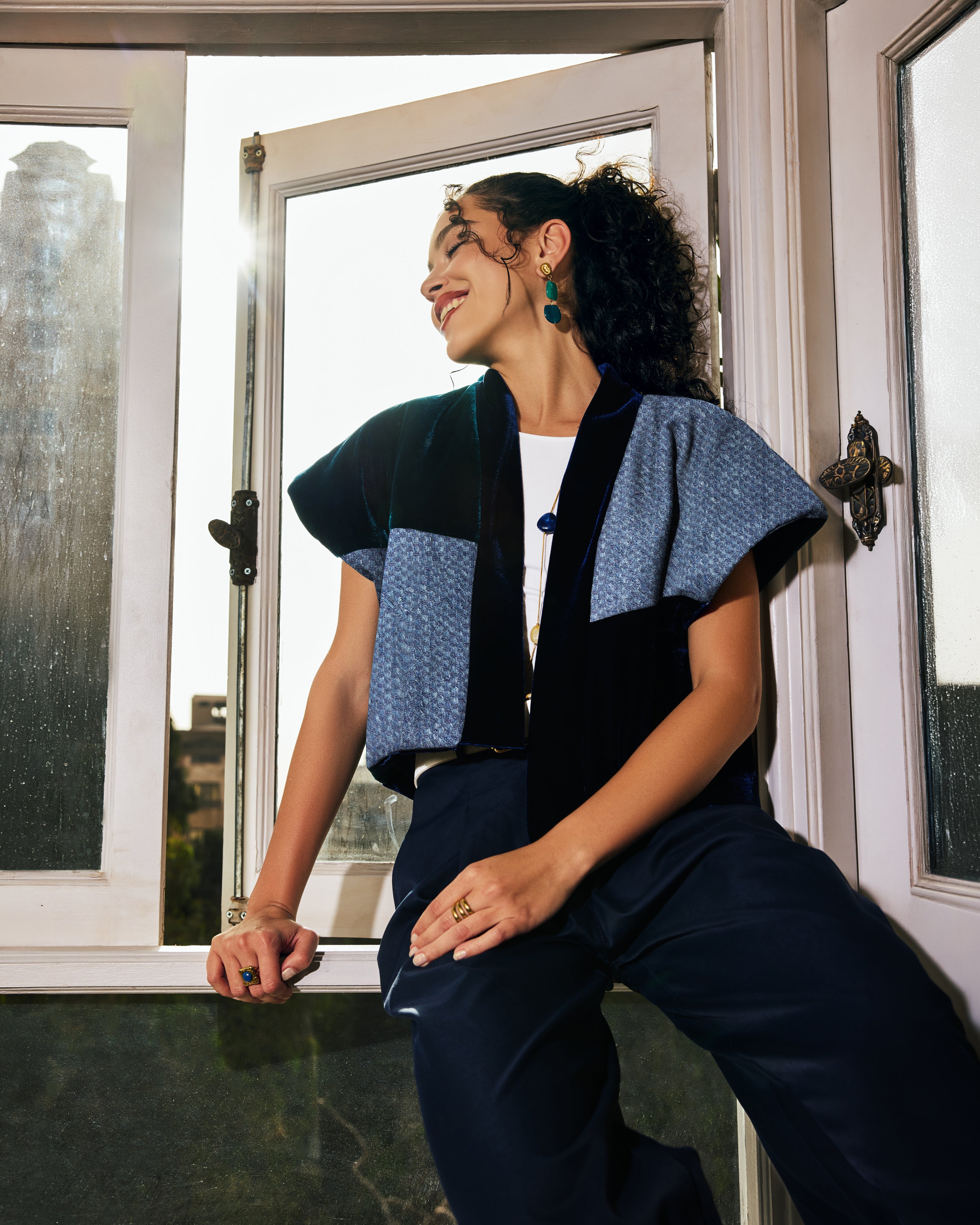 The Ghalia vest BLUE&GREEN&JEANS