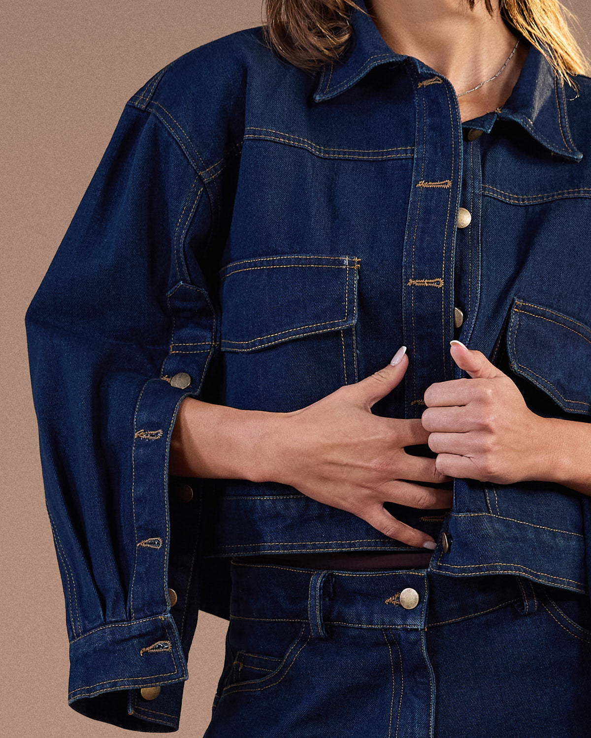 Cropped Denim Jacket  S26-J12 JEANS