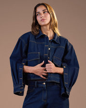 PANTS Wide-leg Denim Jeans  S26-P13