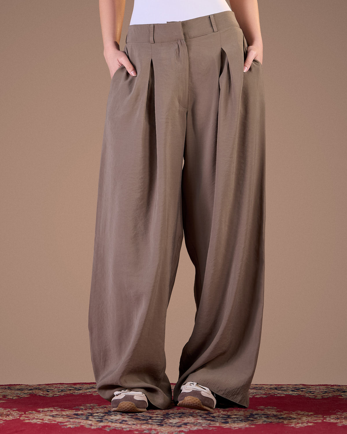 Copra wide pants OLIVE S26-P21