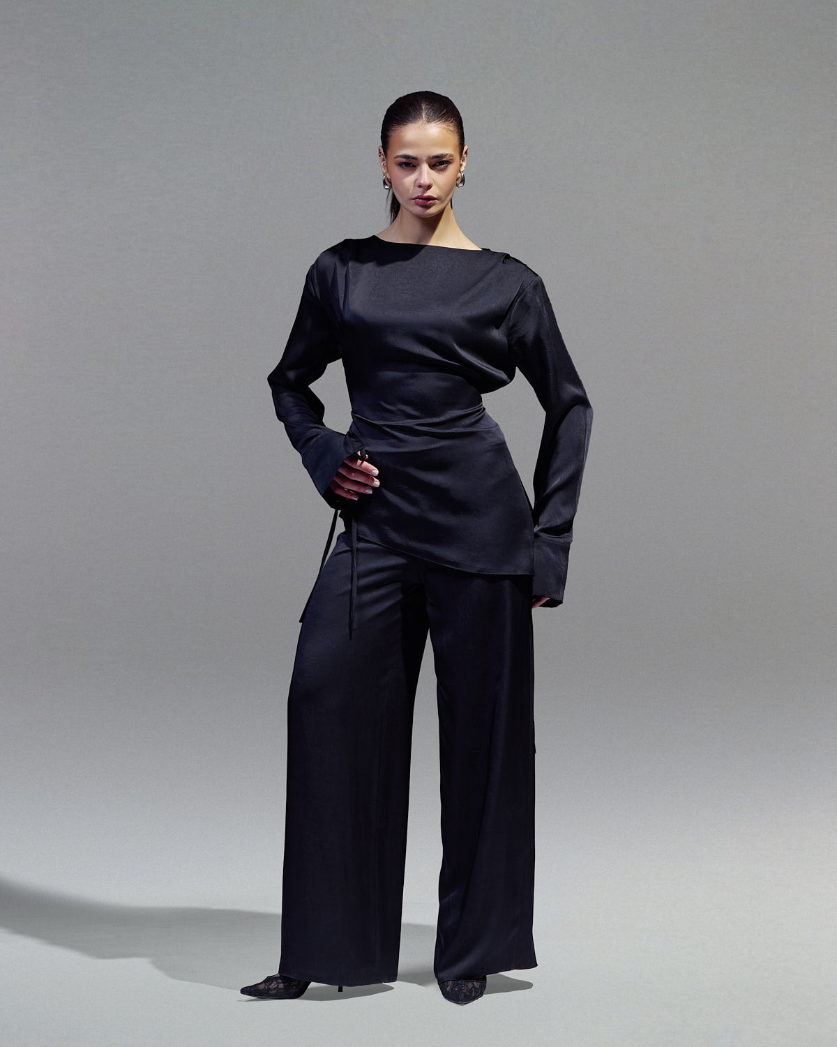 TOP SATIN BLACK S26-T28