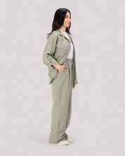 SKK CHEMISE LINEN olive