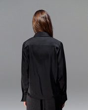 PANTS SATIN BLACK S26-P30