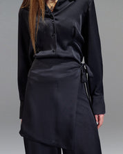 PANTS SATIN BLACK S26-P30