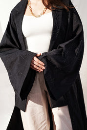 Dramatic Flow Caftan BLACK