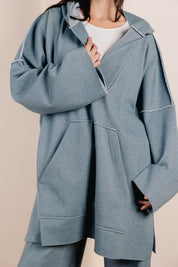 Big hoodie Blue