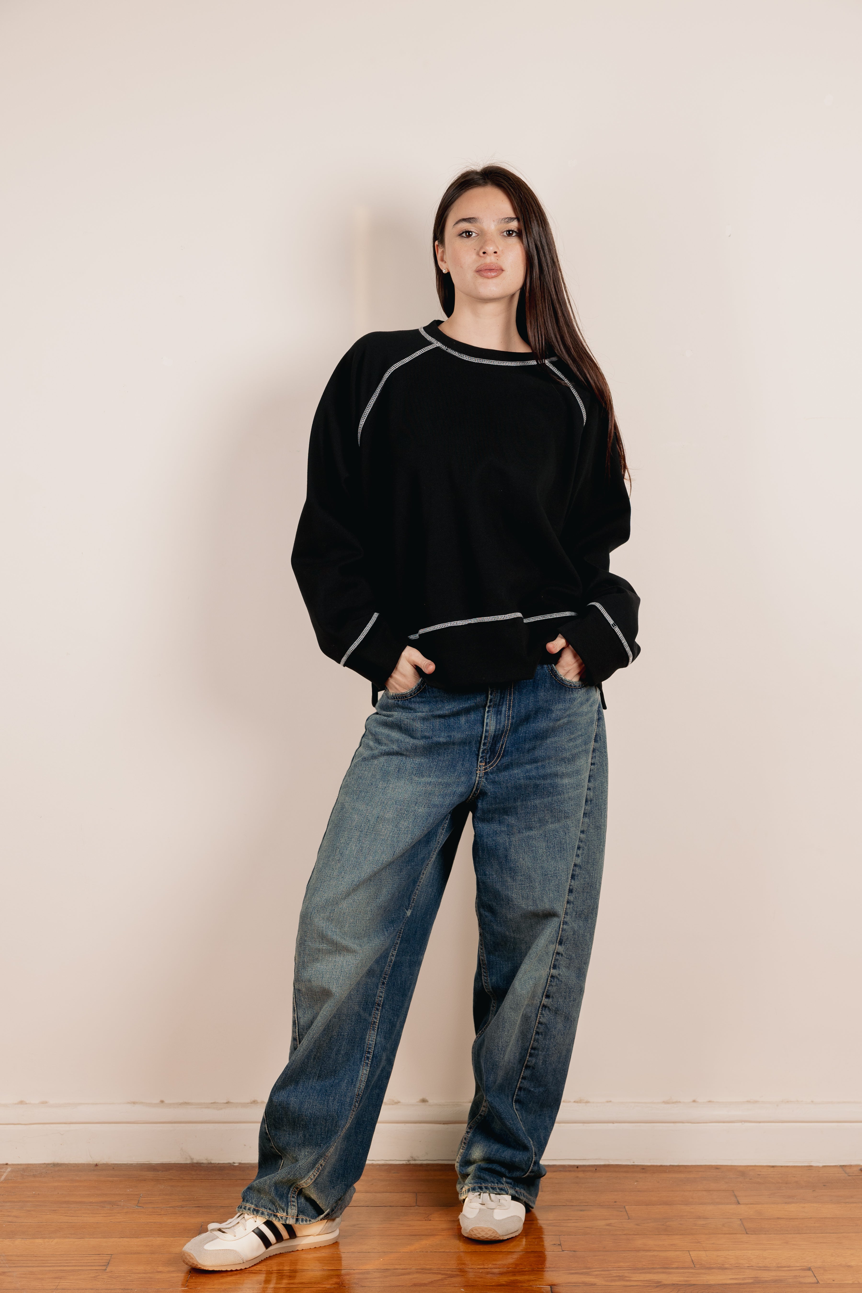 Oversized Crewneck Black