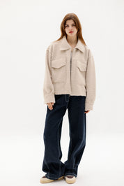 The cargo zip OFF WHITE