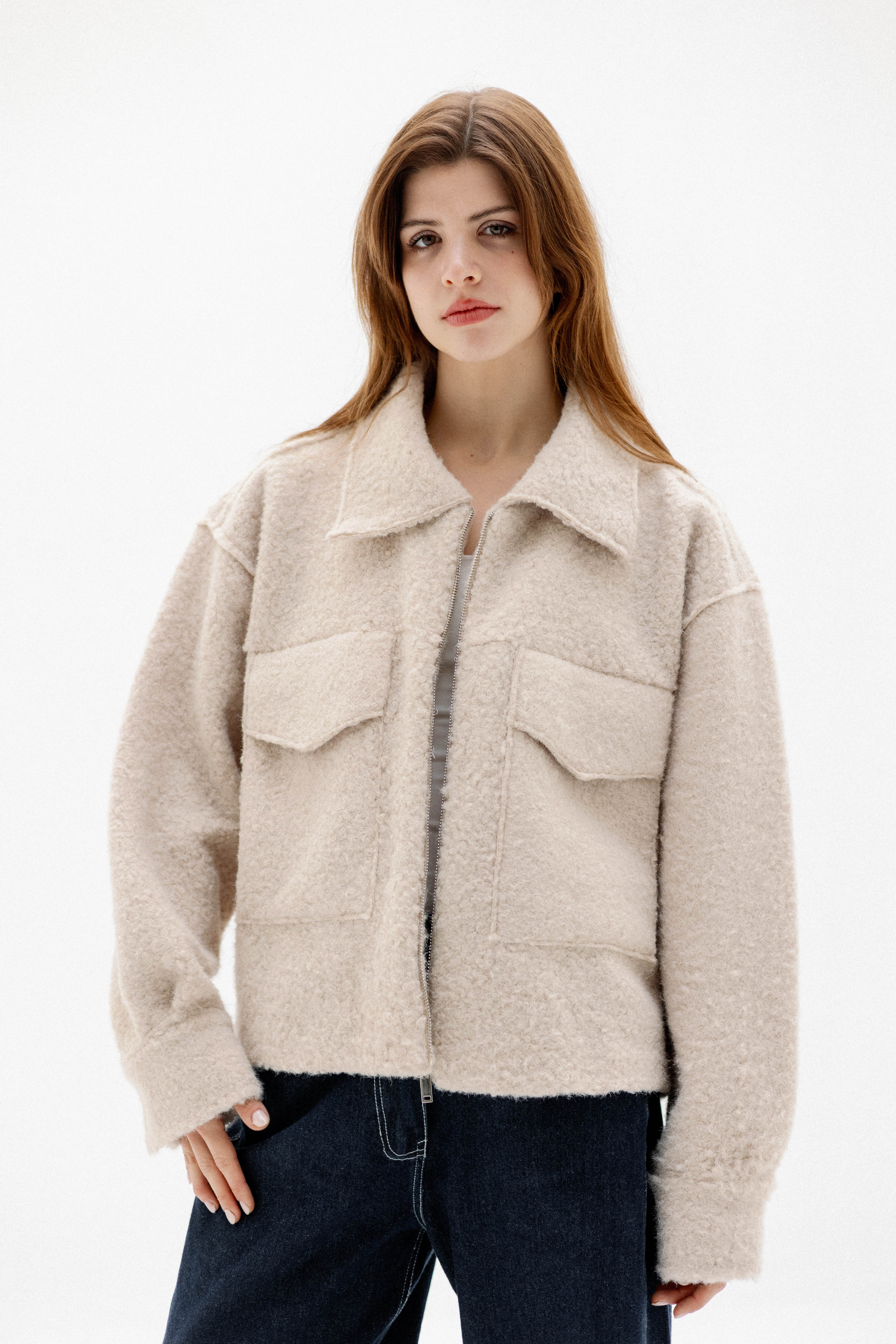 The cargo zip OFF WHITE