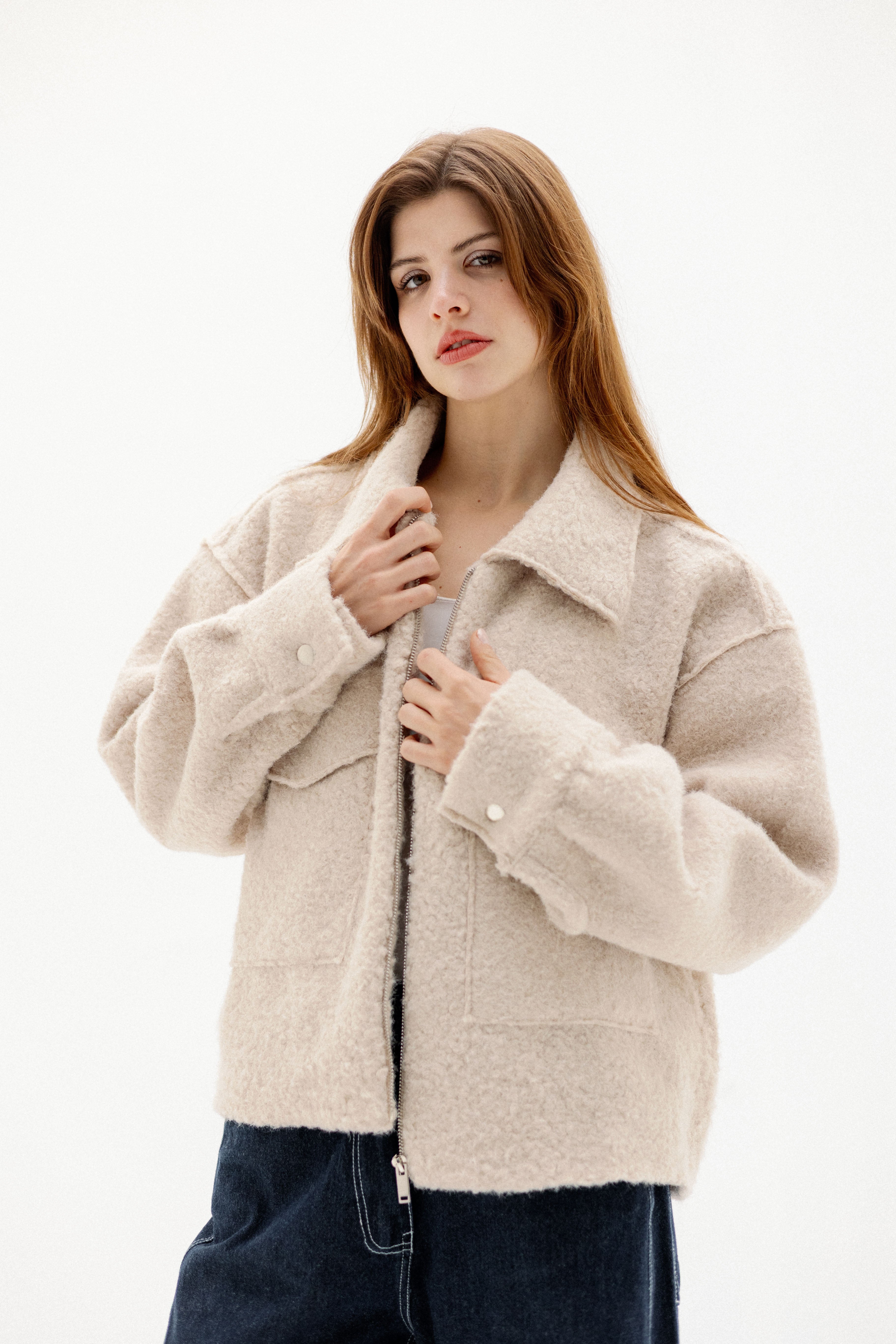 The cargo zip OFF WHITE