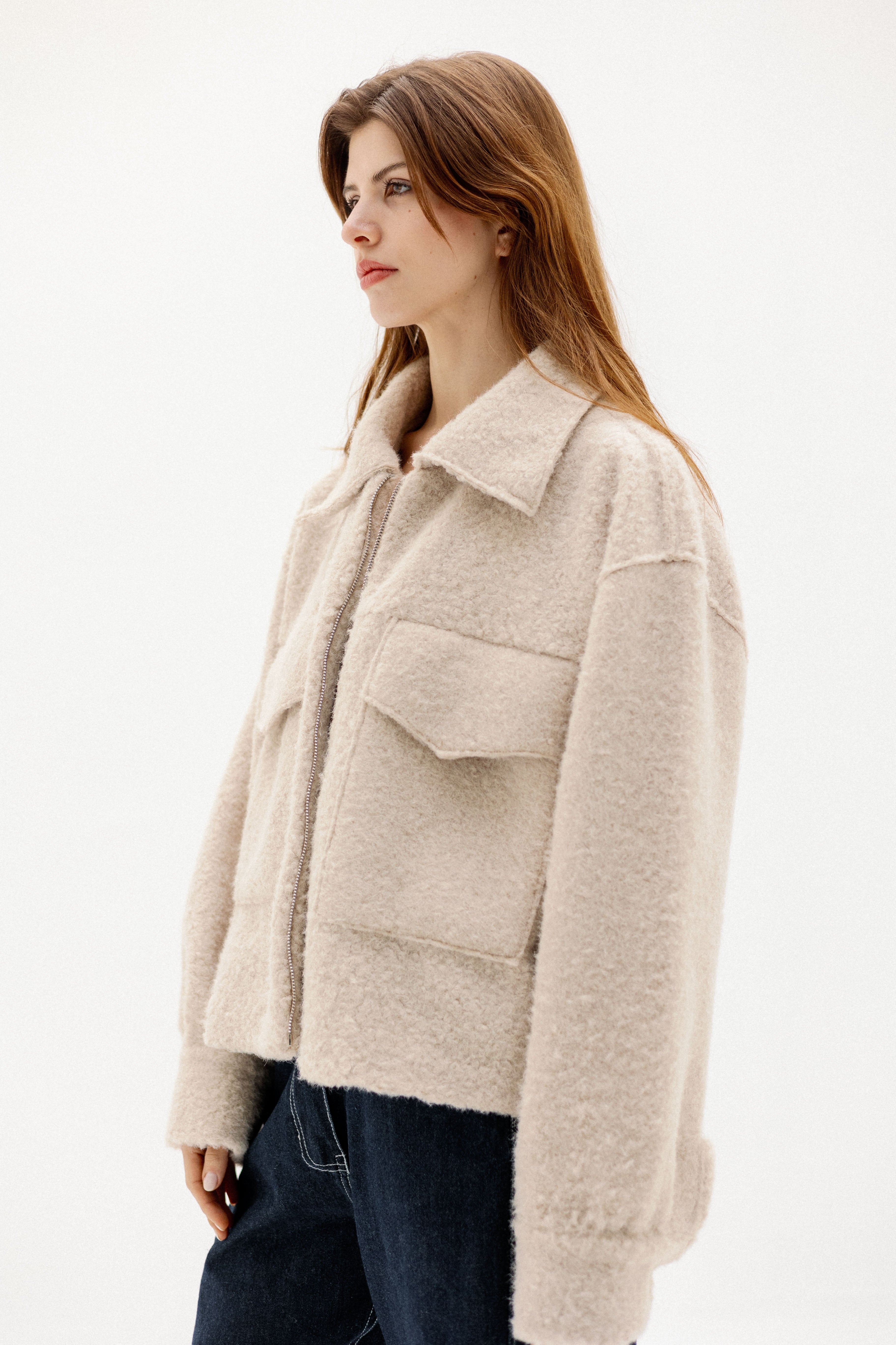 The cargo zip OFF WHITE