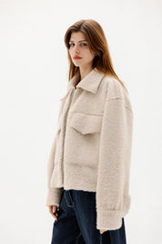 The cargo zip OFF WHITE