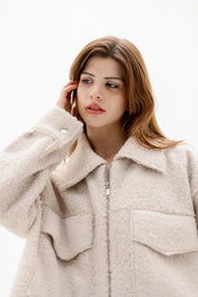 The cargo zip OFF WHITE