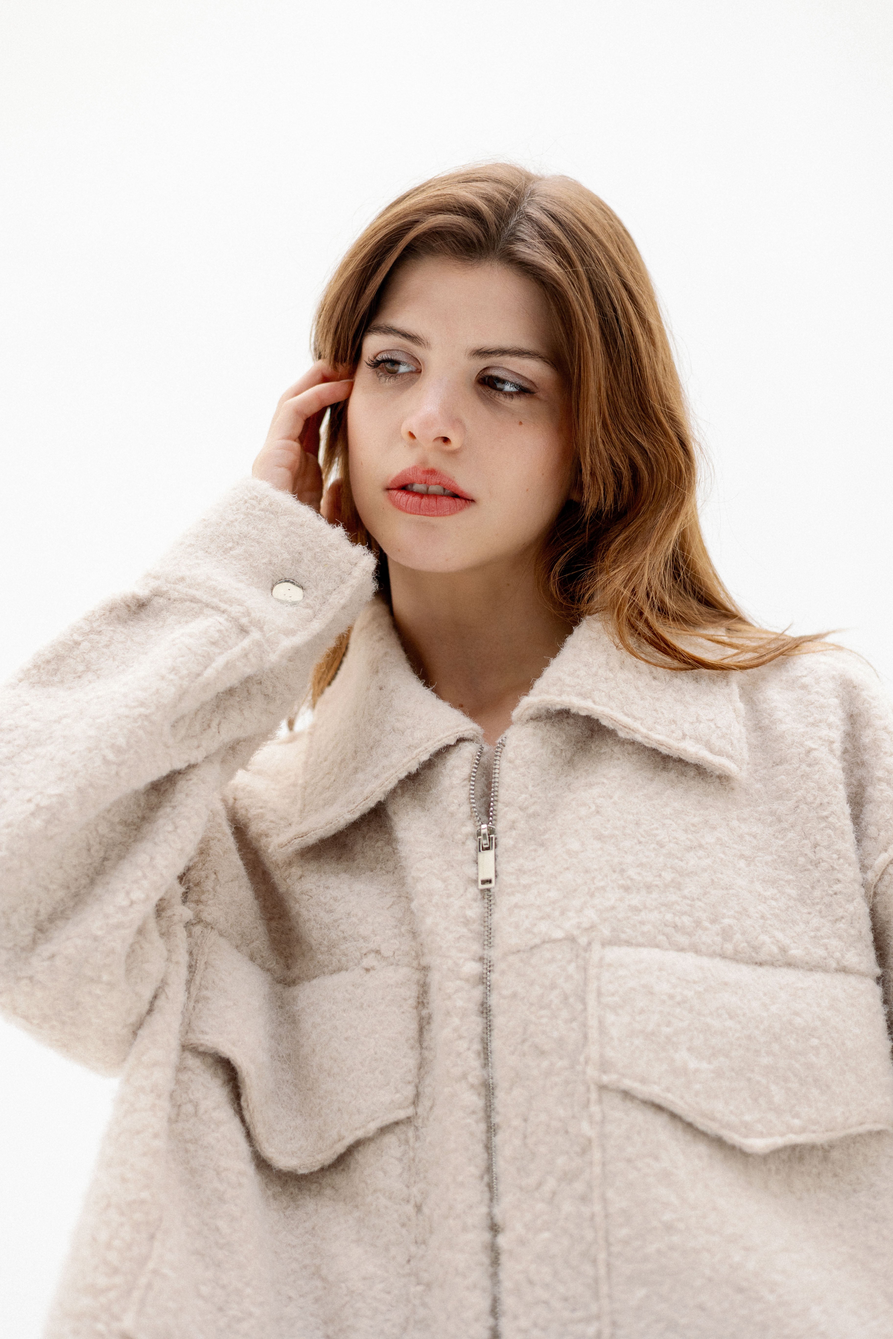 The cargo zip OFF WHITE