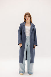 The Slate Slouch coat &nbsp; BLUE