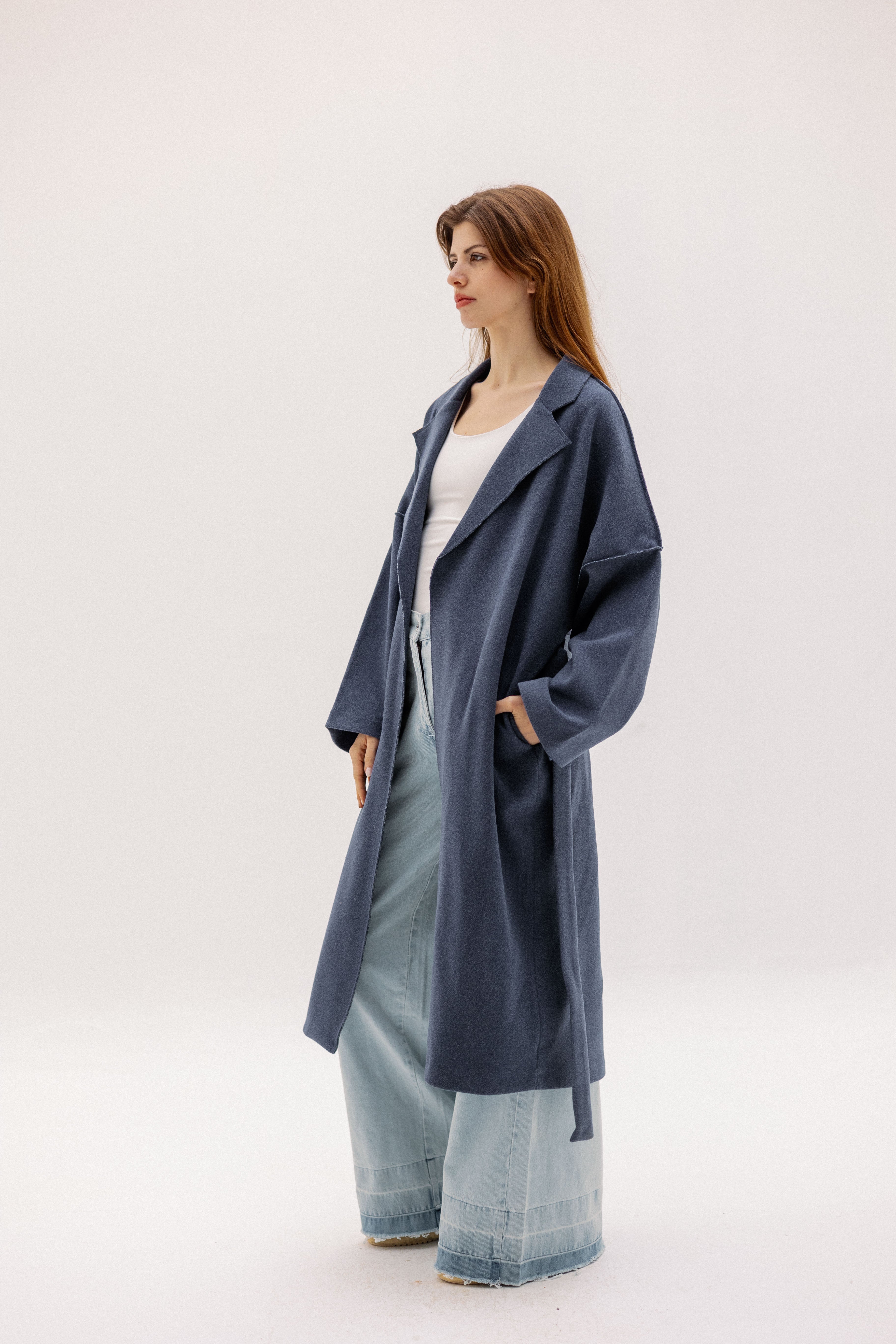 The Slate Slouch coat &nbsp; BLUE