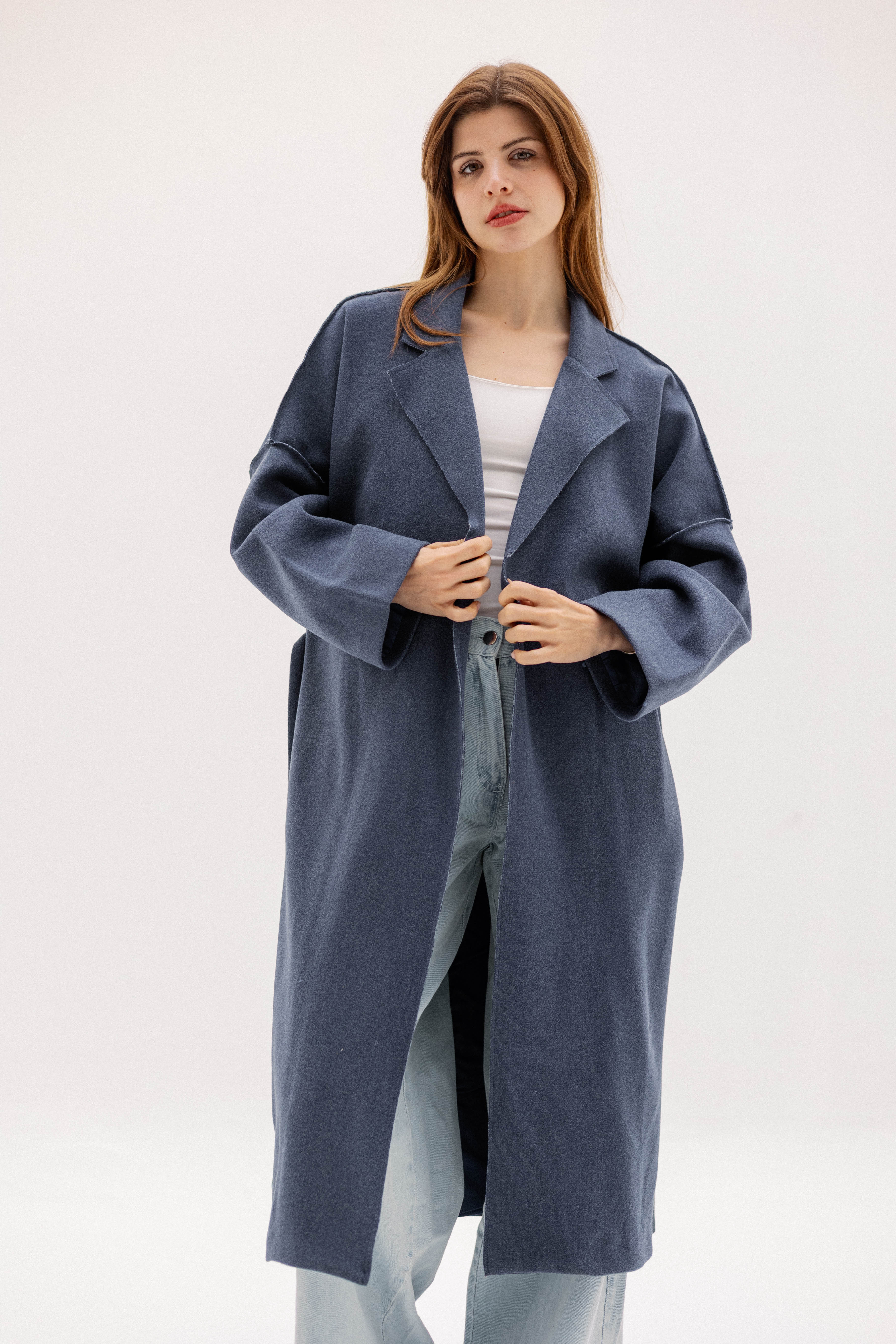 The Slate Slouch coat &nbsp; BLUE