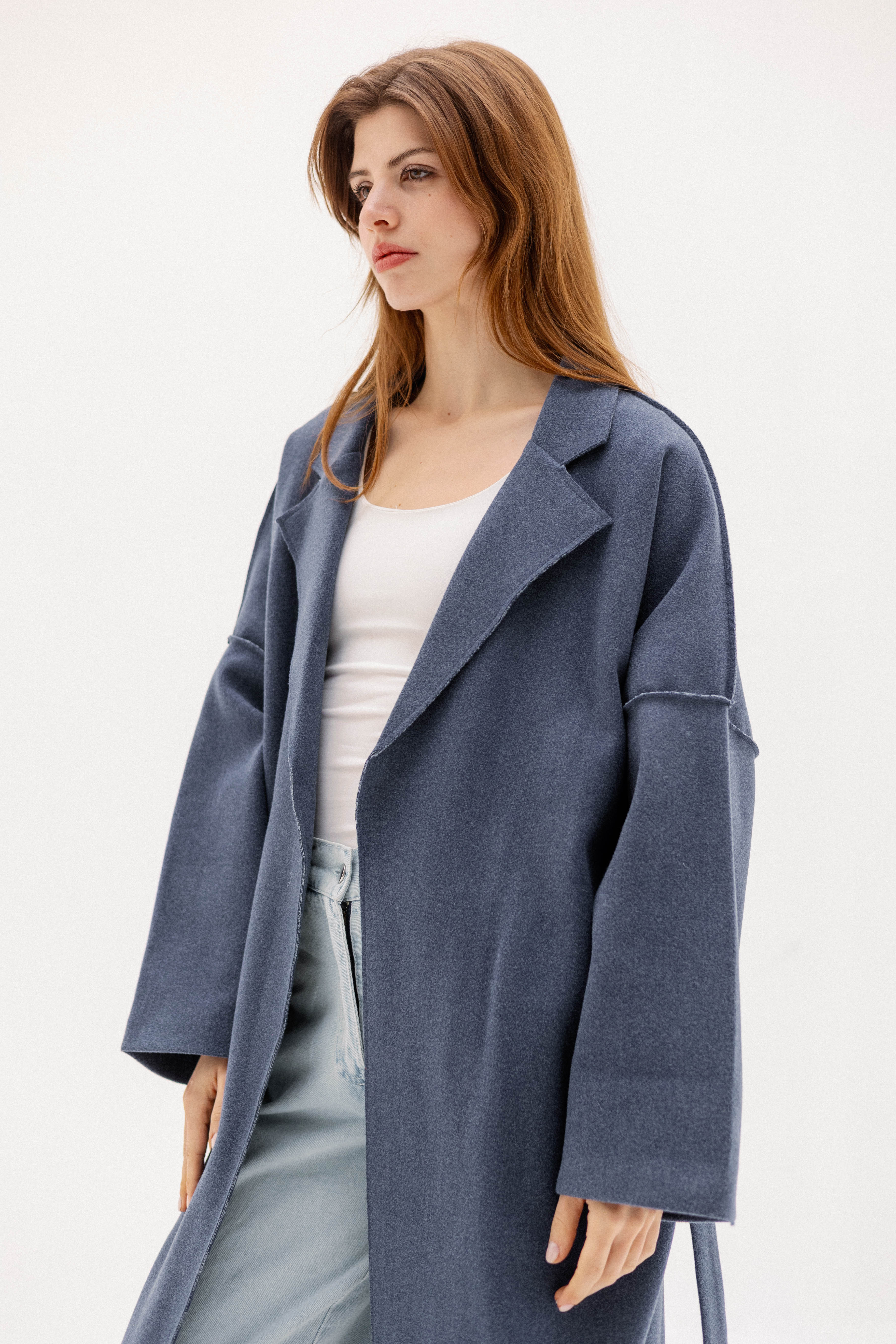 The Slate Slouch coat &nbsp; BLUE