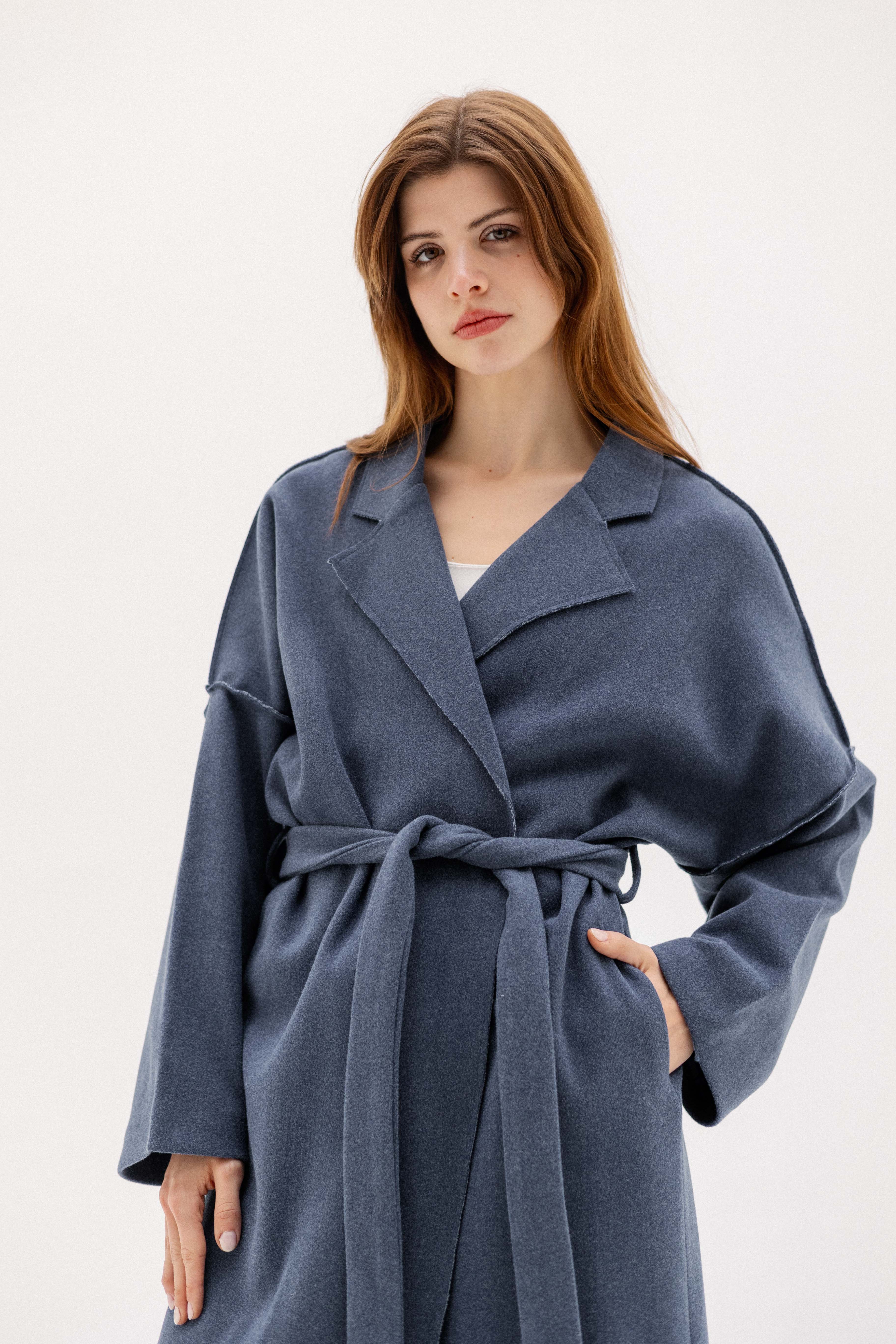 The Slate Slouch coat &nbsp; BLUE