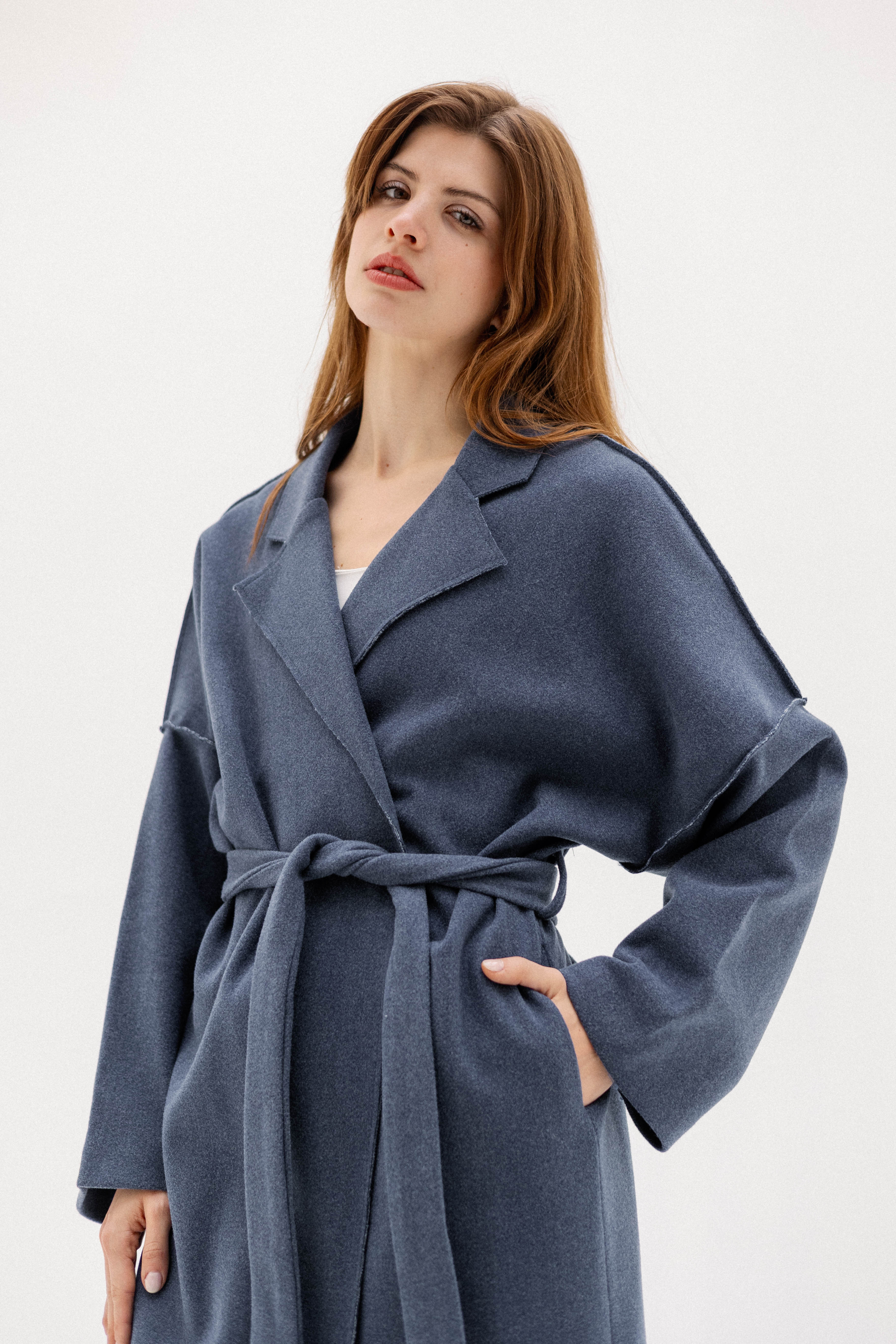 The Slate Slouch coat &nbsp; BLUE