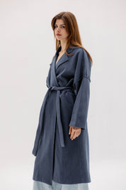 The Slate Slouch coat &nbsp; BLUE