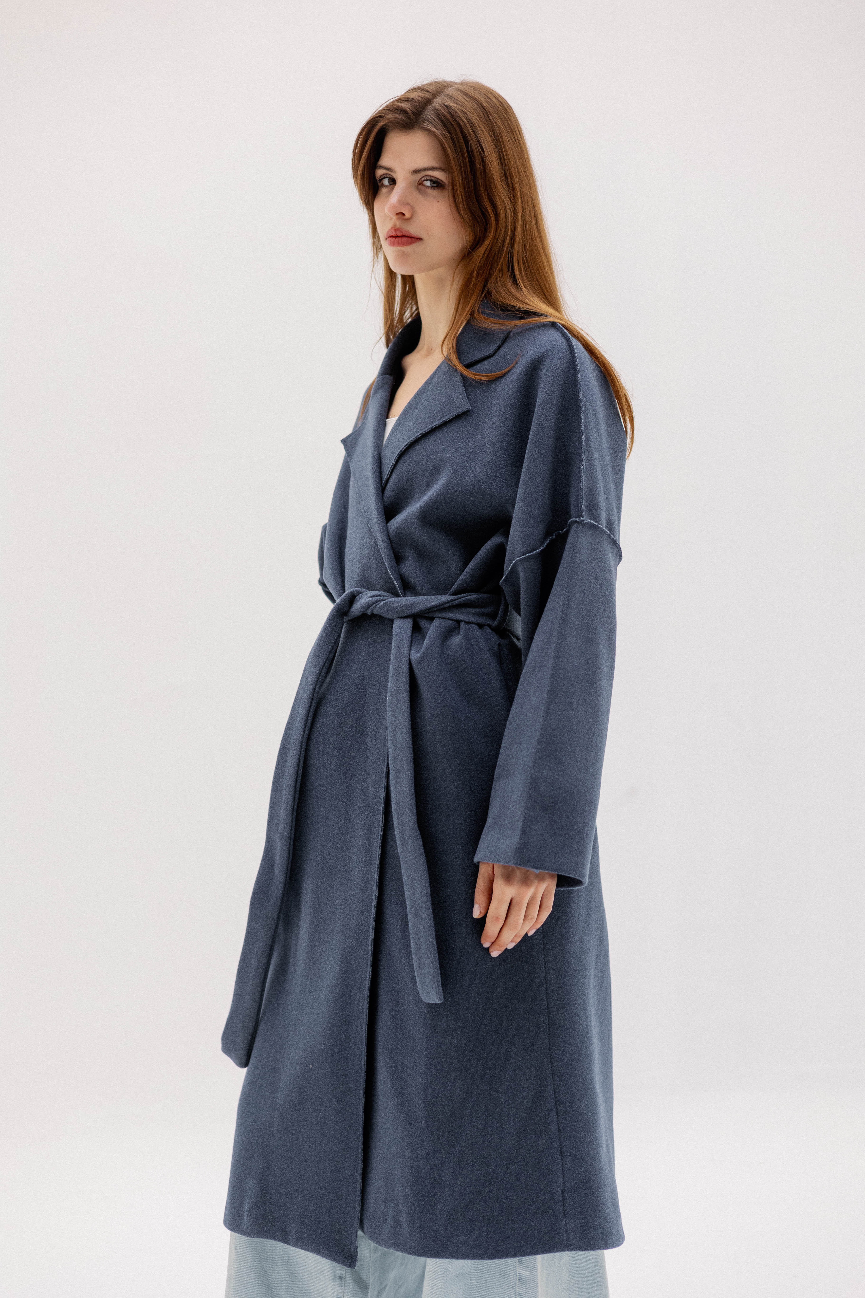 The Slate Slouch coat &nbsp; BLUE