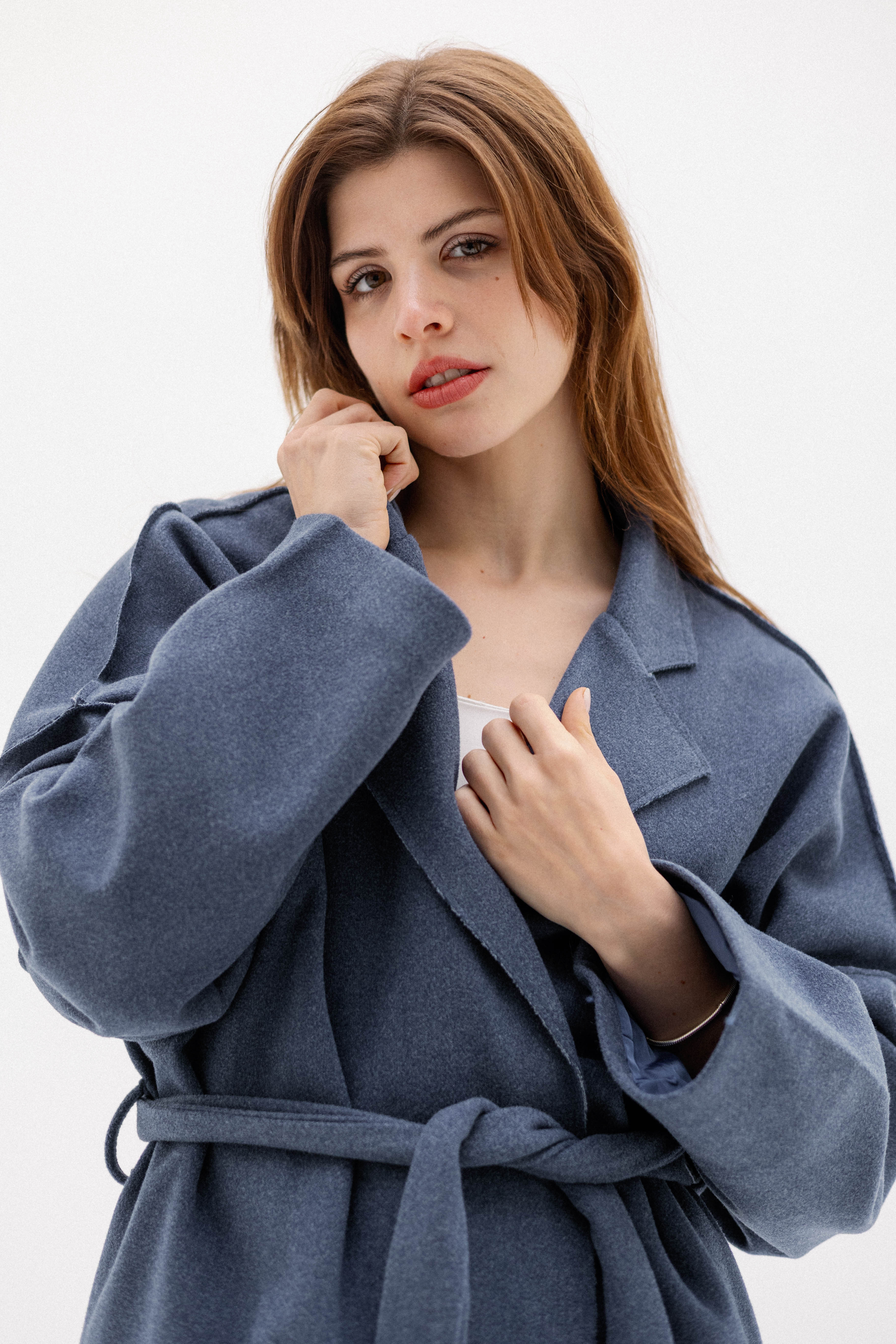 The Slate Slouch coat &nbsp; BLUE