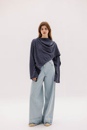 The loop jacket Navy Blue