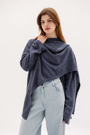 The loop jacket Navy Blue