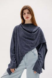 The loop jacket Navy Blue