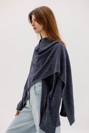 The loop jacket Navy Blue