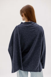 The loop jacket Navy Blue