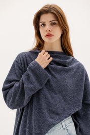 The loop jacket Navy Blue