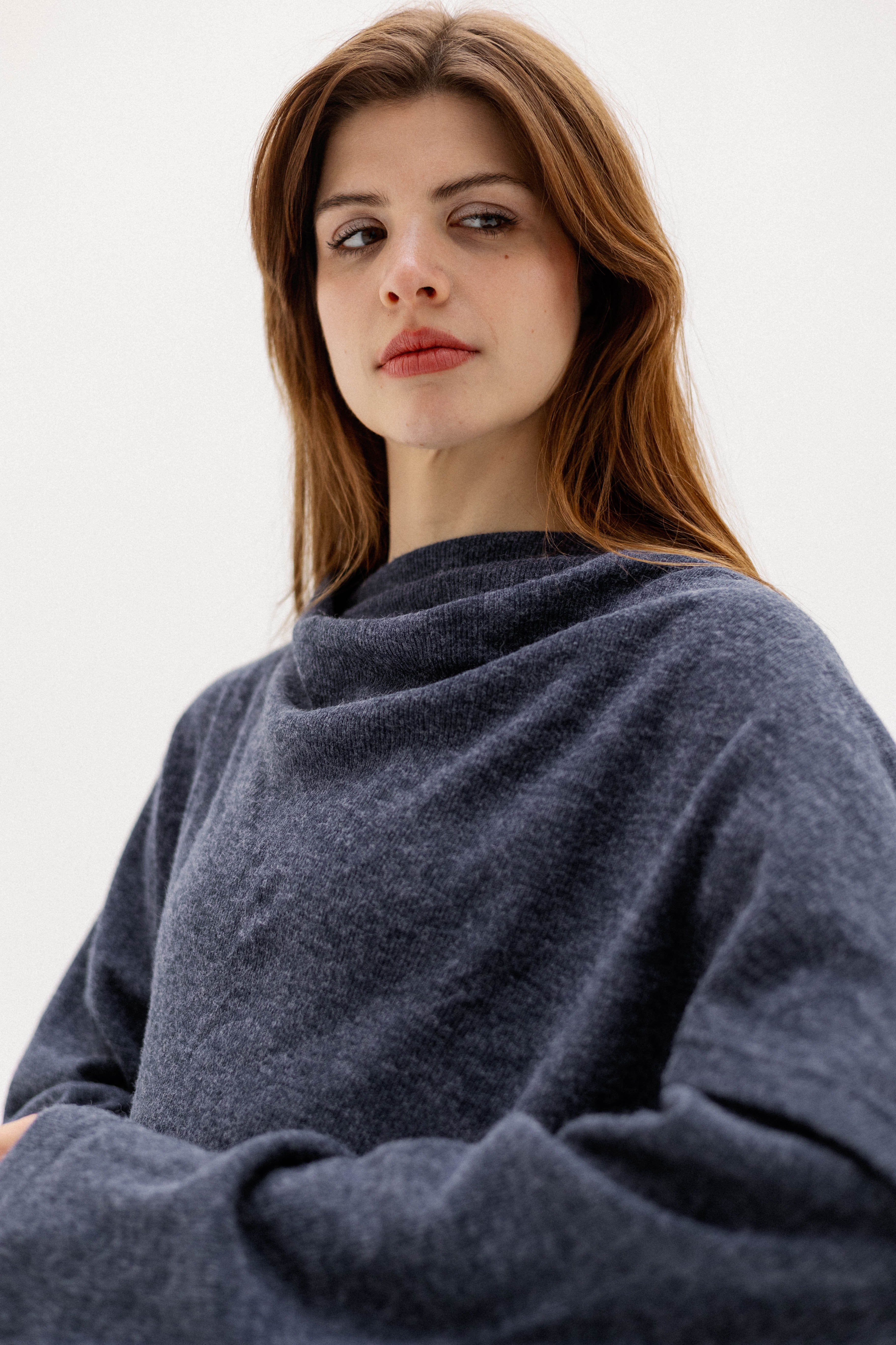 The loop jacket Navy Blue