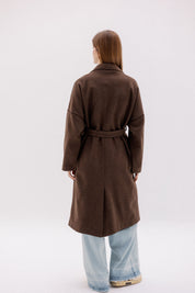 The Slate Slouch coat    BROWN