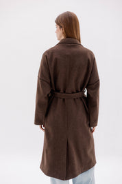 The Slate Slouch coat    BROWN