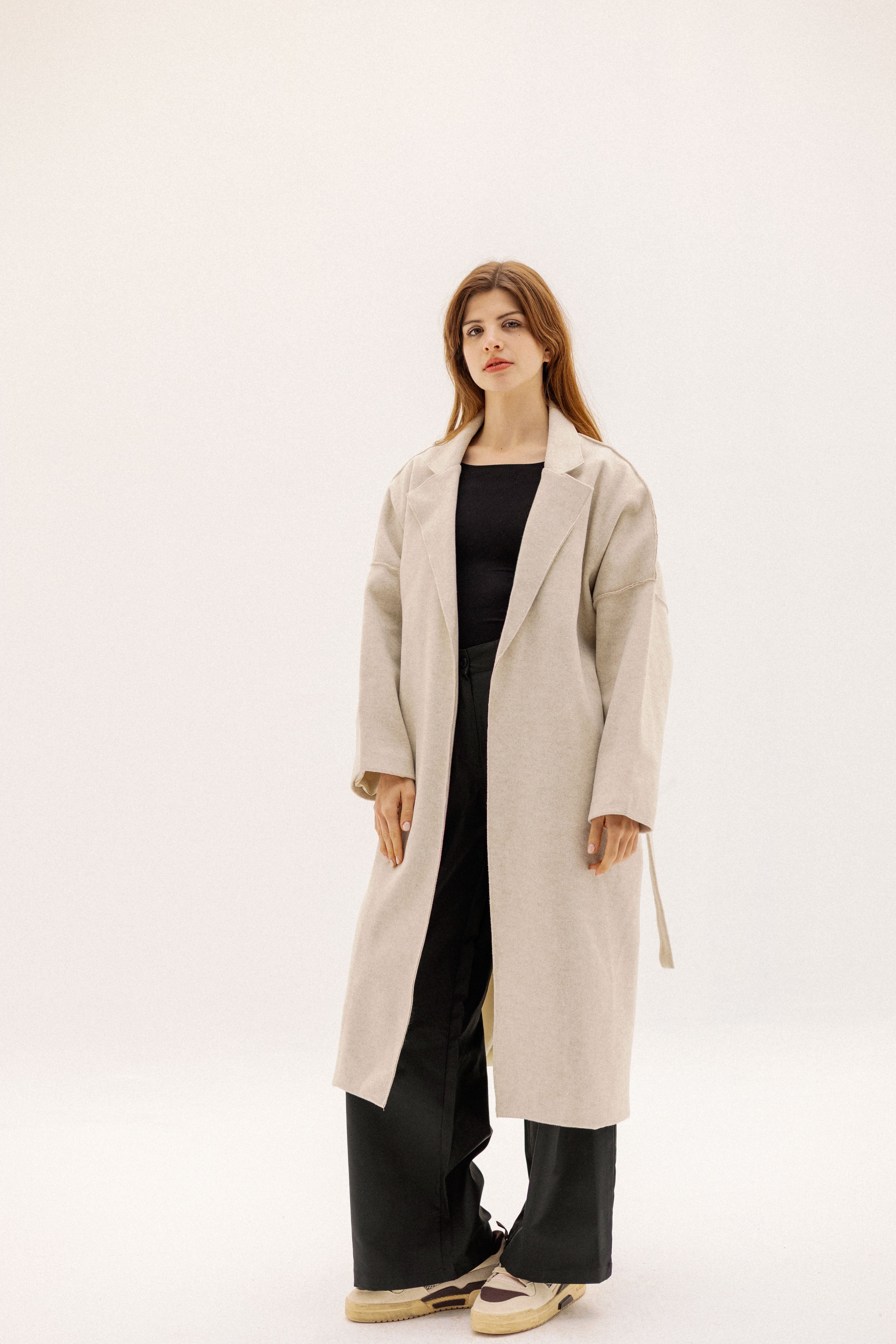 The Slate Slouch coat &nbsp BIEGE