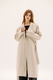 The Slate Slouch coat &nbsp BIEGE