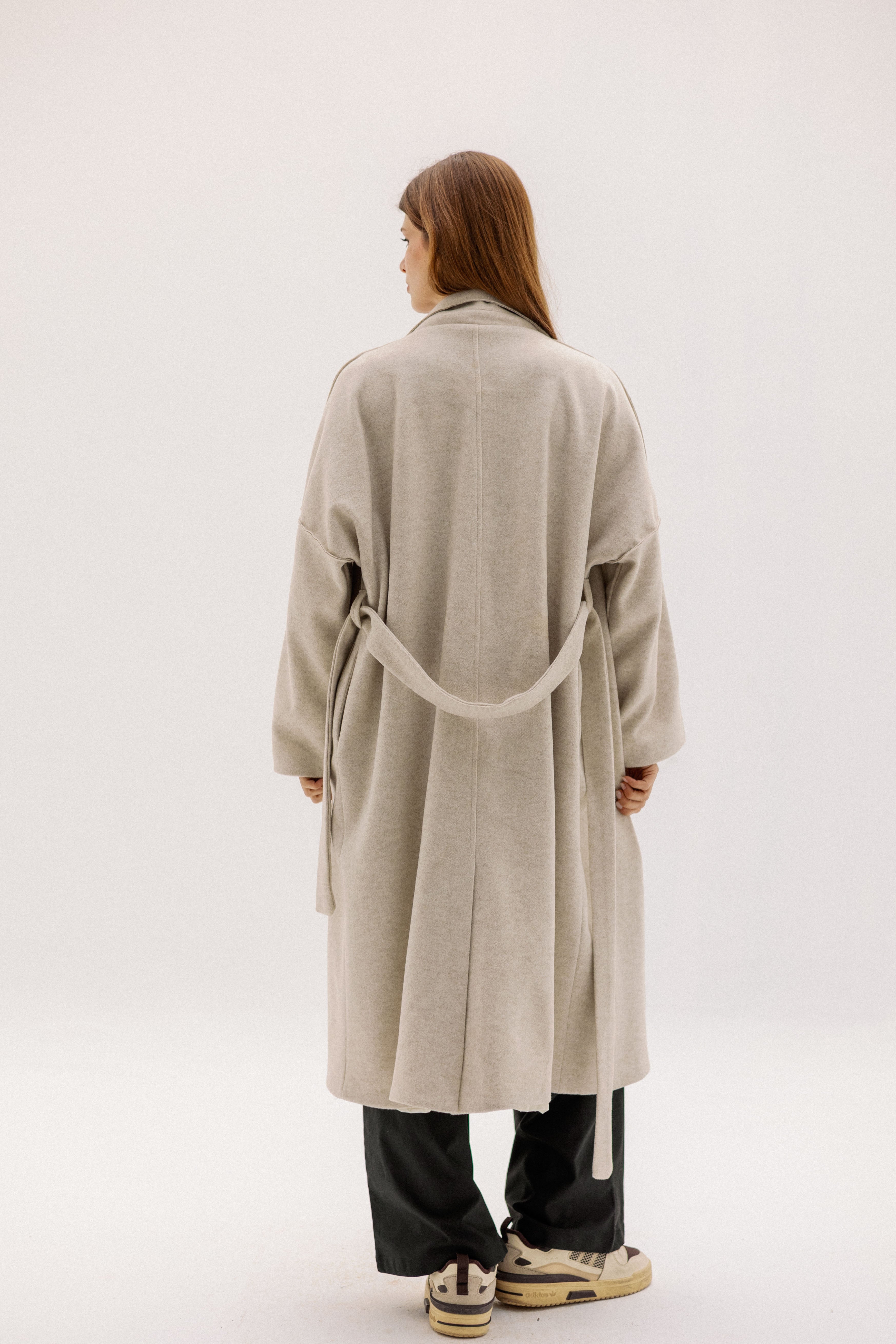The Slate Slouch coat &nbsp BIEGE