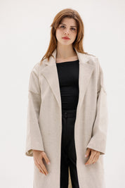 The Slate Slouch coat &nbsp BIEGE
