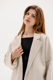 The Slate Slouch coat &nbsp BIEGE