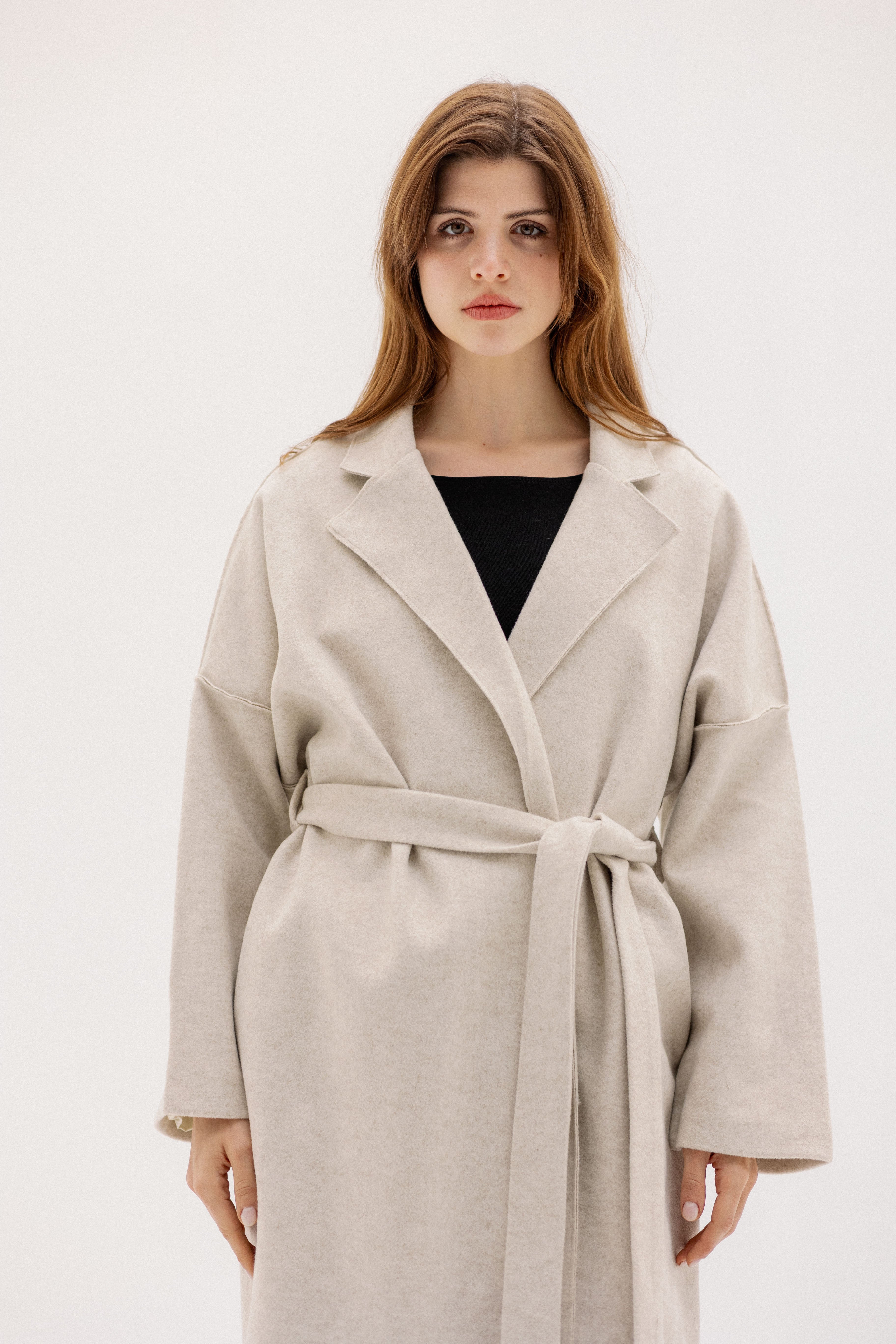The Slate Slouch coat &nbsp BIEGE