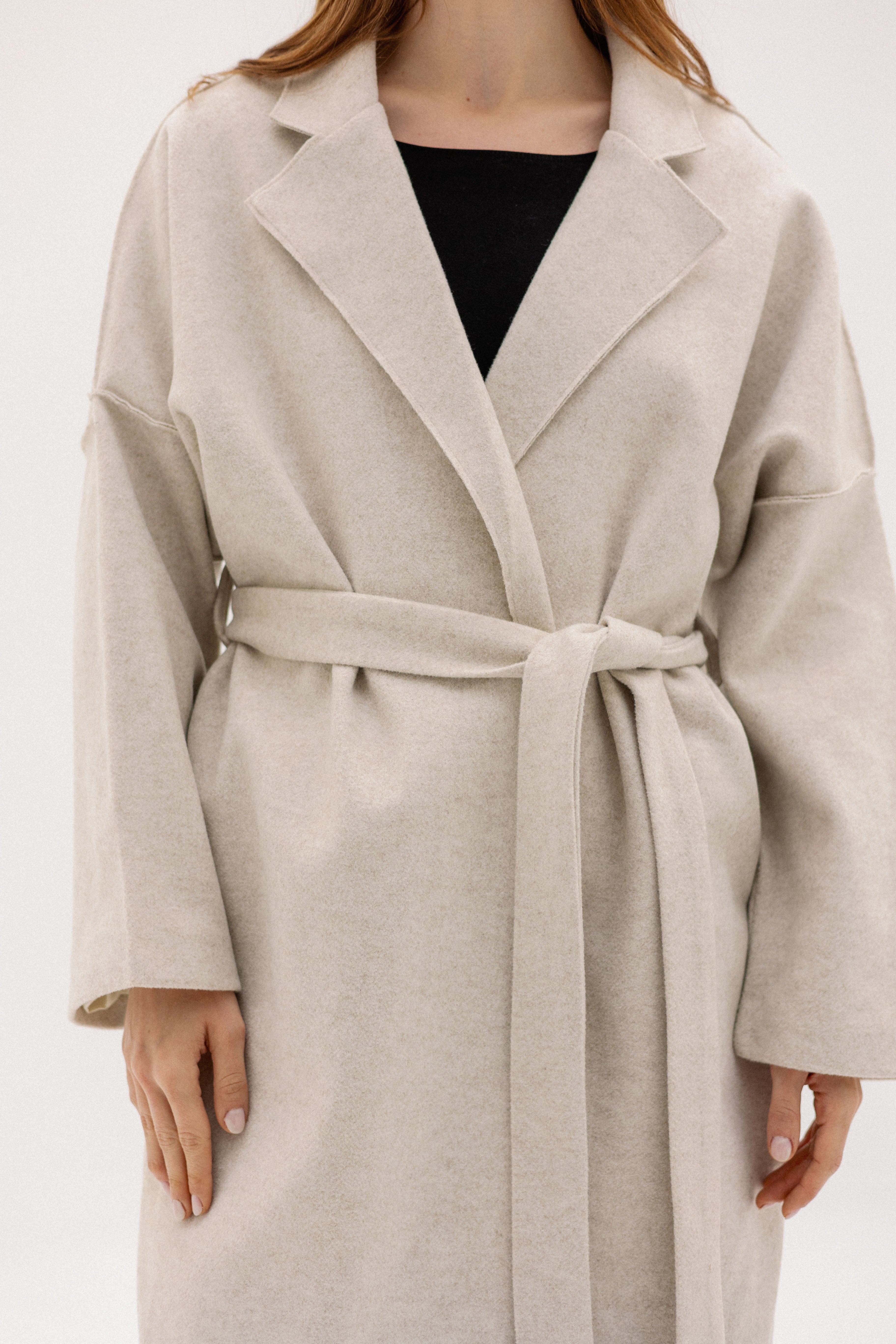 The Slate Slouch coat &nbsp BIEGE