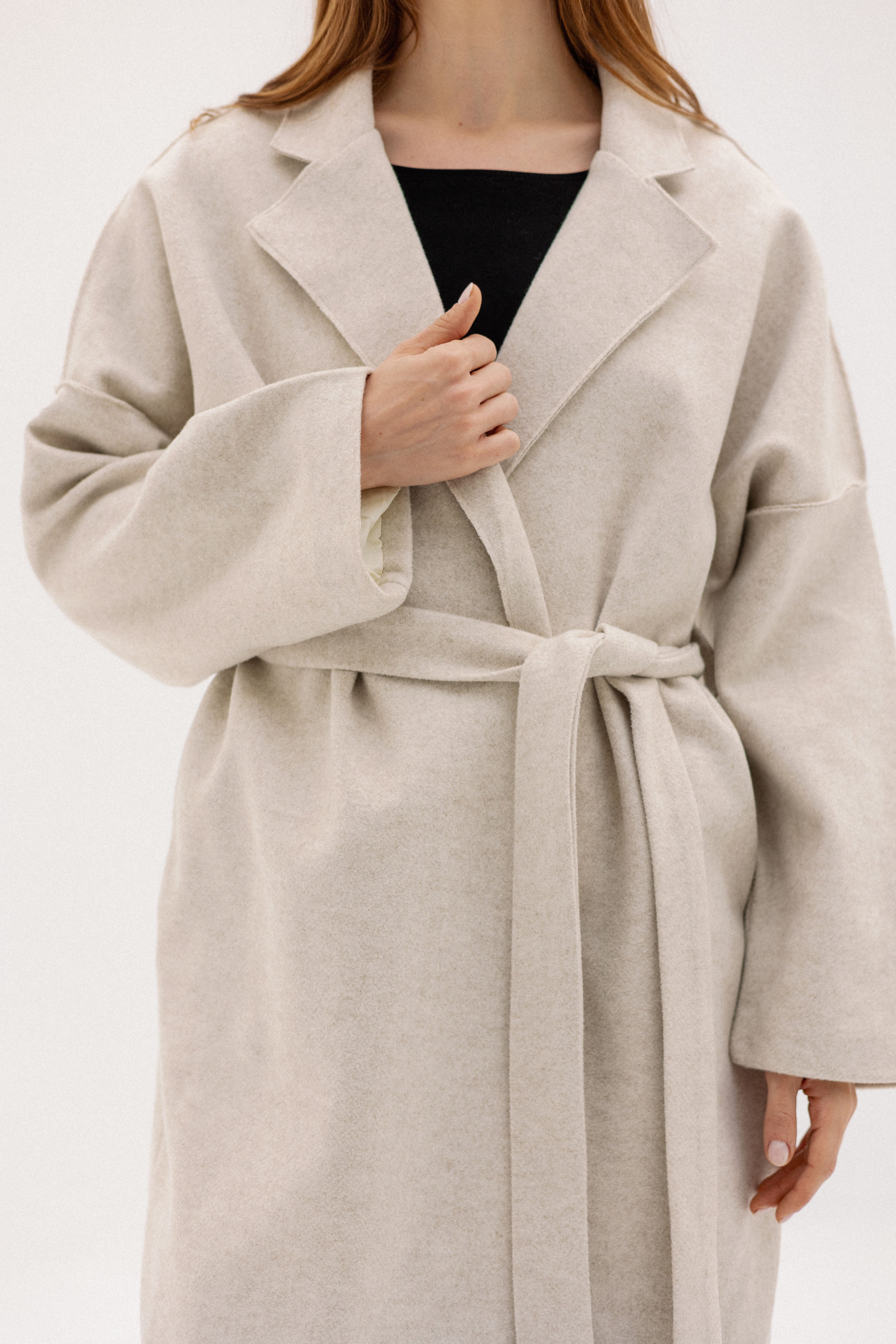 The Slate Slouch coat &nbsp BIEGE