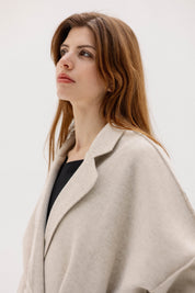 The Slate Slouch coat &nbsp BIEGE